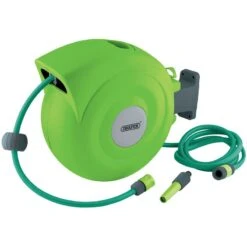 Draper RGH20 Retractable Garden Hose Reel, 20m - (15046)