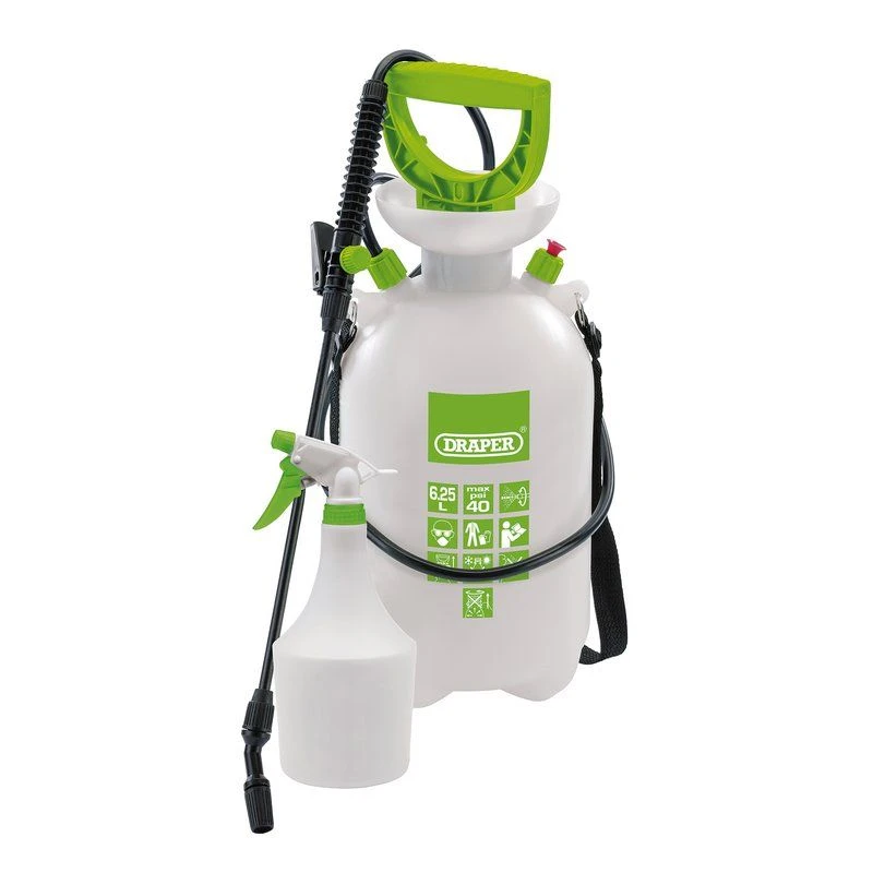 Draper GS5AK/B Pressure Sprayer, 6.25L, With Mini Sprayer, 1L - (82464) 3 Draper GS5AK/B Pressure Sprayer, 6.25L, With Mini Sprayer, 1L - (82464)