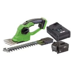 Draper D20/PTK GST D20 20V 2-in-1 Grass And Hedge Trimmer With Battery And Fast Charger - (94594)