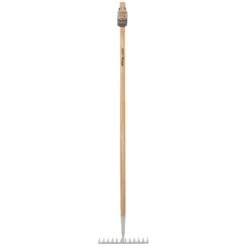 Draper DGRG/L Draper Heritage Stainless Steel Garden Rake With Ash Handle - (99015)