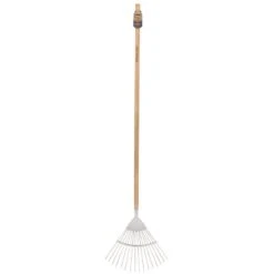 Draper DGLRG/L Draper Heritage Stainless Steel Lawn Rake With Ash Handle