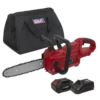 Sealey CP20VCHSKIT1 Cordless Chainsaw 25cm 20V 4Ah SV20 Series Kit
