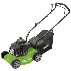 Draper LMP390 Composite Deck Petrol Lawn Mower, 390mm, 132cc/3.3HP - (58567)