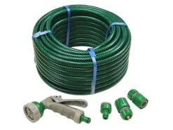 Faithfull 30 Metre PVC Garden Hose With Spray Gun - Type