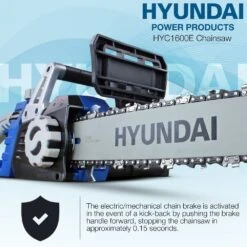 Hyundai 1600W / 230V, 14" Bar Electric Chainsaw | HYC1600E -Horti Gear Sales Store hyc1600e 21