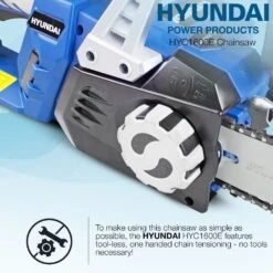 Hyundai 1600W / 230V, 14" Bar Electric Chainsaw | HYC1600E -Horti Gear Sales Store hyc1600e 23