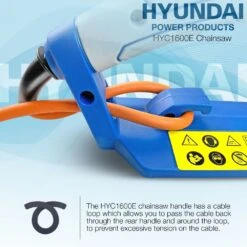 Hyundai 1600W / 230V, 14" Bar Electric Chainsaw | HYC1600E -Horti Gear Sales Store hyc1600e 24