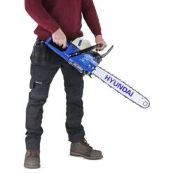 Hyundai 62cc 20” Petrol Chainsaw, 2-Stroke Easy-Start | HYC6200X -Horti Gear Sales Store hyc6200x 01