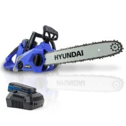 Hyundai 40V Lithium-Ion Battery Powered Cordless Chainsaw | HYC40LI