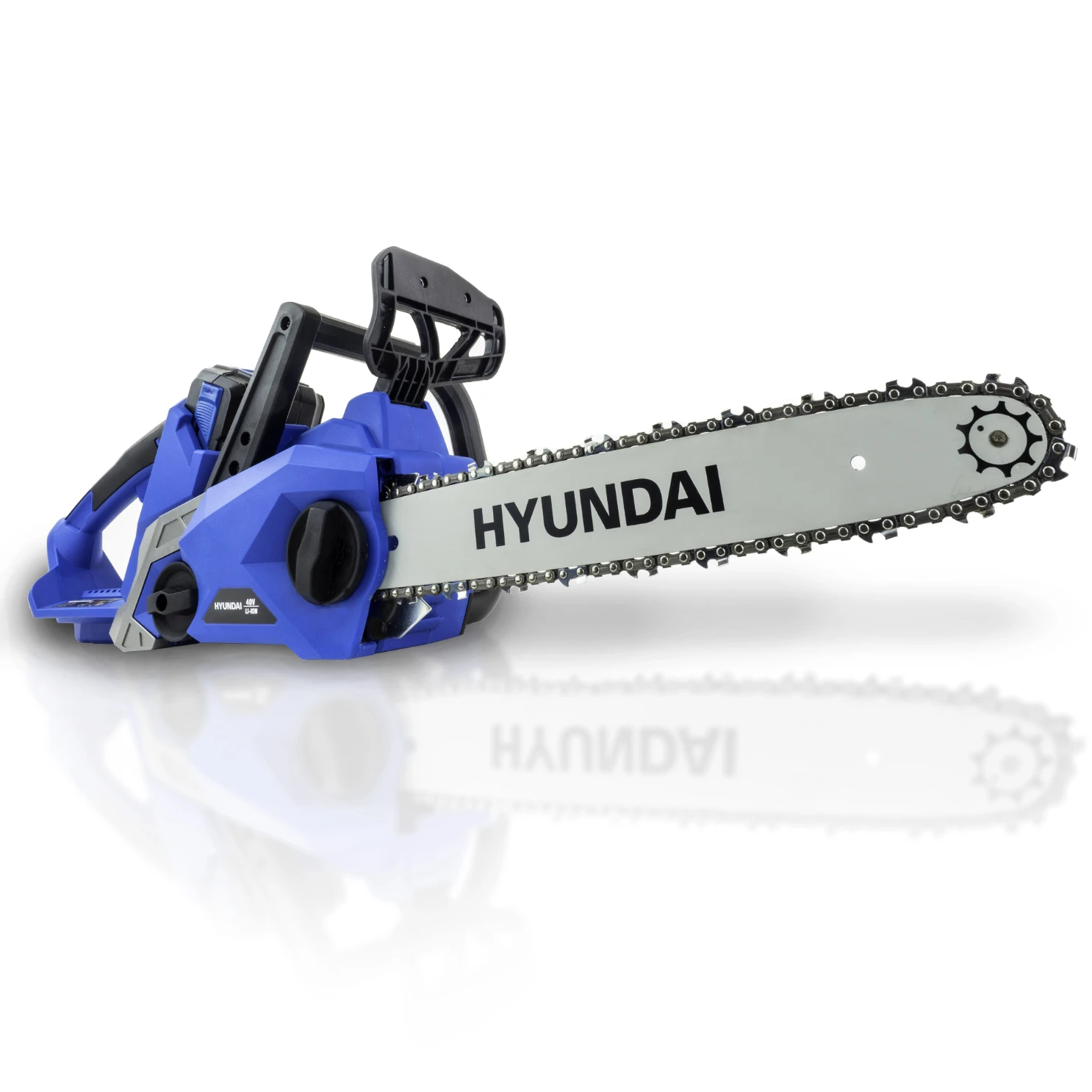 Hyundai 40V Lithium-Ion Battery Powered Cordless Chainsaw | HYC40LI 6 Hyundai 40V Lithium-Ion Battery Powered Cordless Chainsaw | HYC40LI - Image 4