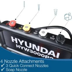 Hyundai 2800psi 210cc 8.75L/min Petrol Pressure Washer | HYW3000P2 -Horti Gear Sales Store hyw3000p2 01