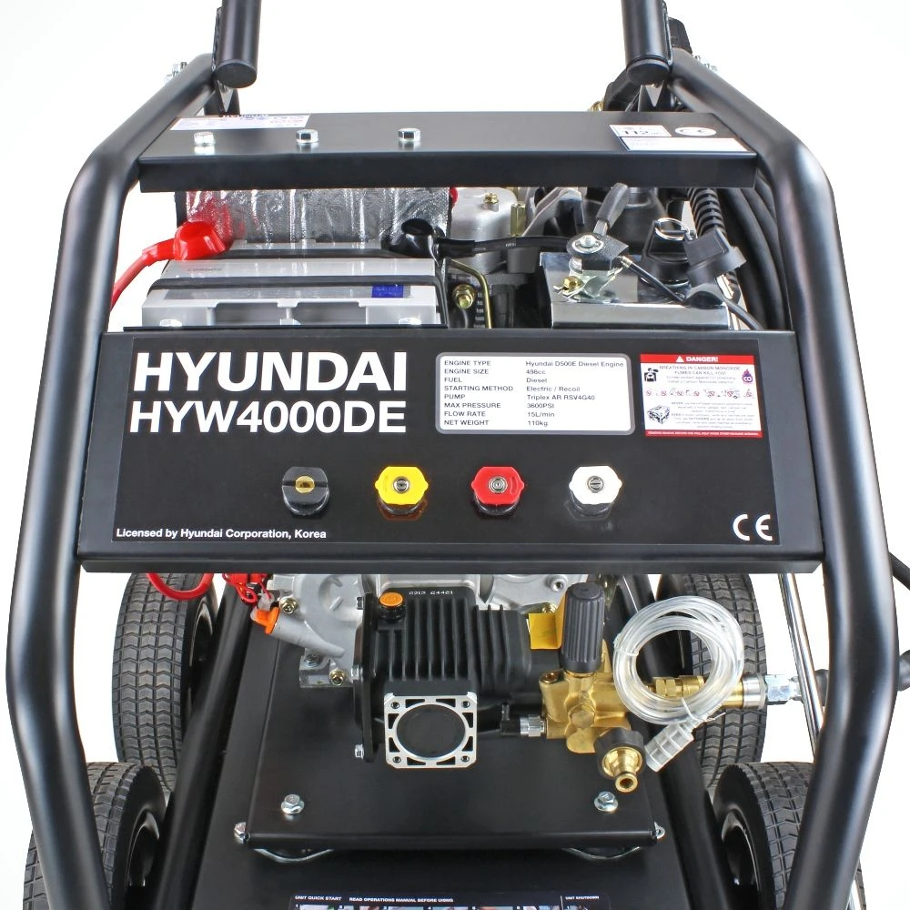 Hyundai 4000psi 498cc 15L/min Diesel Pressure Washer | HYW4000DE 15 Hyundai 4000psi 498cc 15L/min Diesel Pressure Washer | HYW4000DE - Image 13