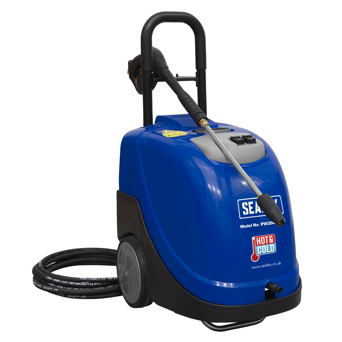 Sealey PW2000HW Hot Water Pressure Washer 135bar 230V 3 Sealey PW2000HW Hot Water Pressure Washer 135bar 230V