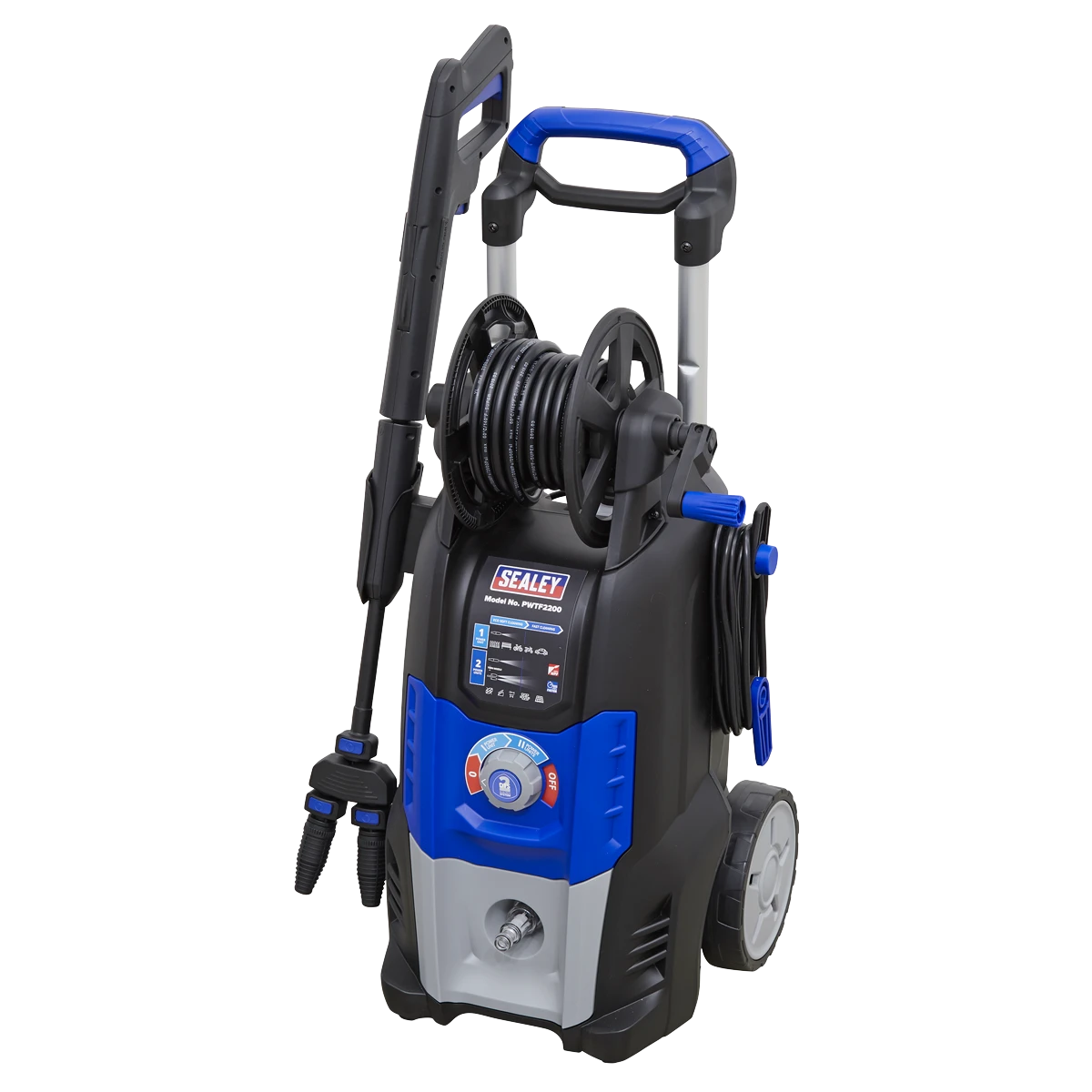 Sealey PWTF2200 Pressure Washer 150bar 810L/hr Twin Pump With TSS & Rotablast® Nozzle 3 Sealey PWTF2200 Pressure Washer 150bar 810L/hr Twin Pump With TSS & Rotablast® Nozzle
