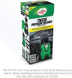 Turtle Wax TW135 Pressure Washer 135bar High-Pressure Washer 1800w - Turtle Wax TW135 Pressure Washer 18 Turtle Wax TW135 Pressure Washer 135bar High-Pressure Washer 1800w - Turtle Wax TW135 Pressure Washer -Horti Gear Sales Store tw135 1